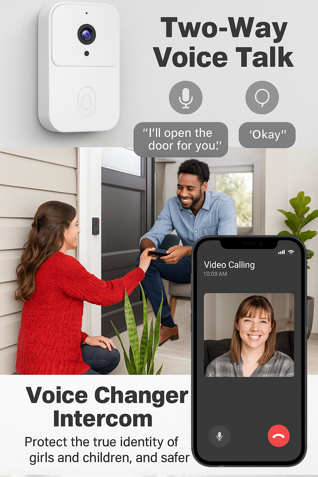 SecureView™ Smart Video Doorbell